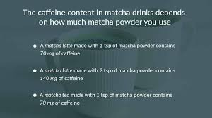 Does matcha have caffeine